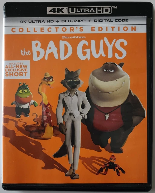 THE BAD GUYS 4K Ultra Hd Blu Ray 2 Disc Set Free Usa Shipping $10.99