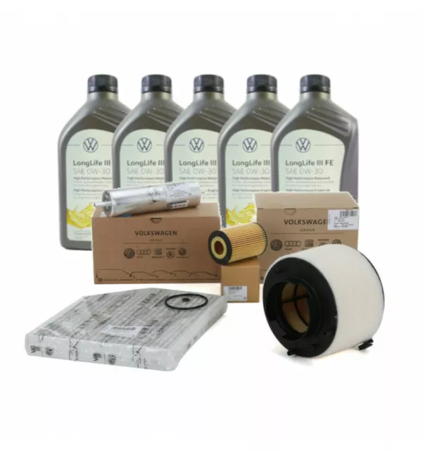 Kit Tagliando Originale Con Olio 0W30 Audi A4 2.0 Tdi 8068080731995 0W30