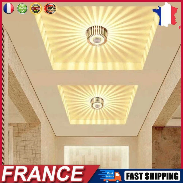 LED Ceiling Fixture Durable Ceiling Spotlights for Aisle Corridor (Warm Light) f