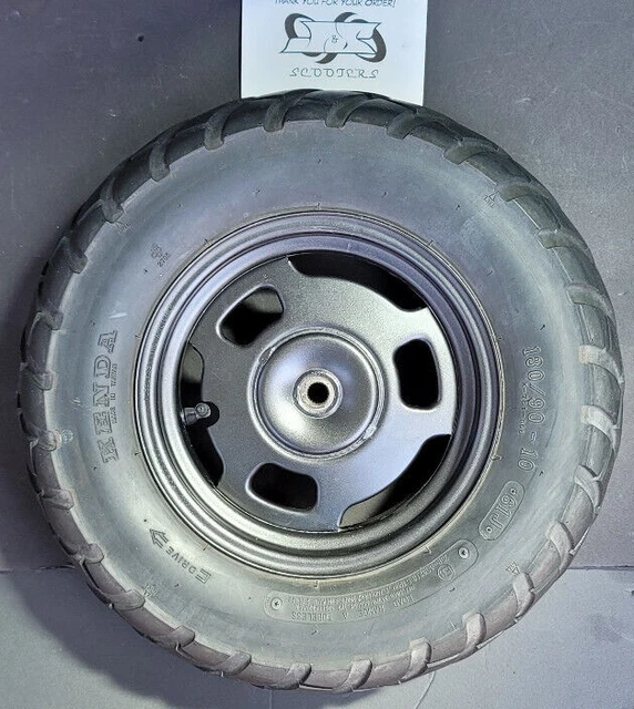 HONDA RUCKUS REAR Wheel, Kenda Tire OEM/Stock Genuine Complete 2003