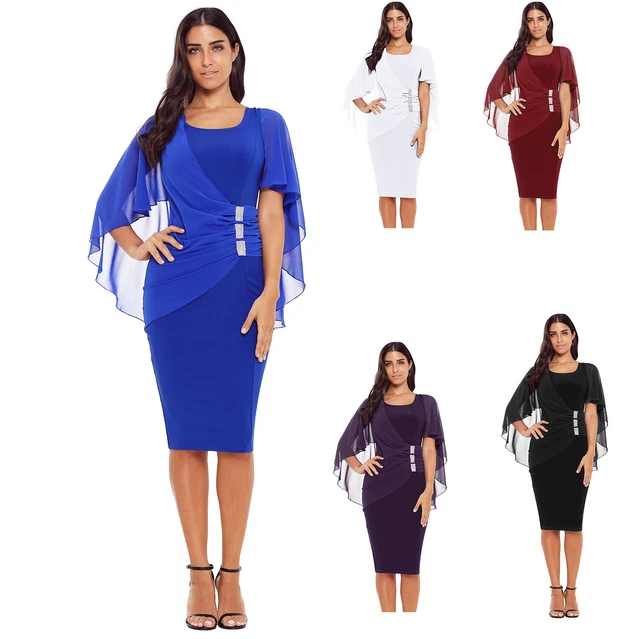 Vestito donna corto abito vestitino damigella cerimonia party ballo festa