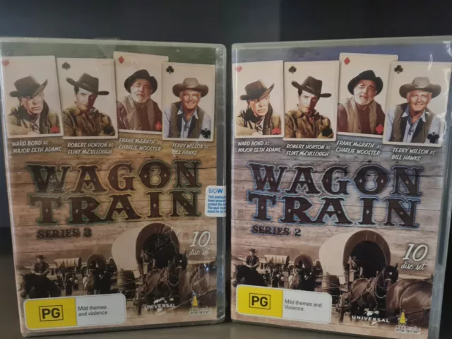 Wagon Train Seasons 2 - 3 Region 4 DVD Rare