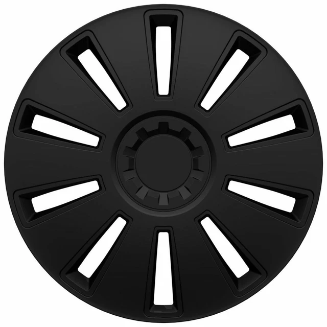 4 pcs SET 16"  WHEEL TRIMS COVERS BLACK HUB CAPS 16 INCH GRID
