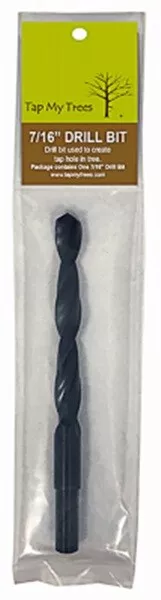 7/16" Maple Tapping Drill Bit for Sap Syrup - Made in USA