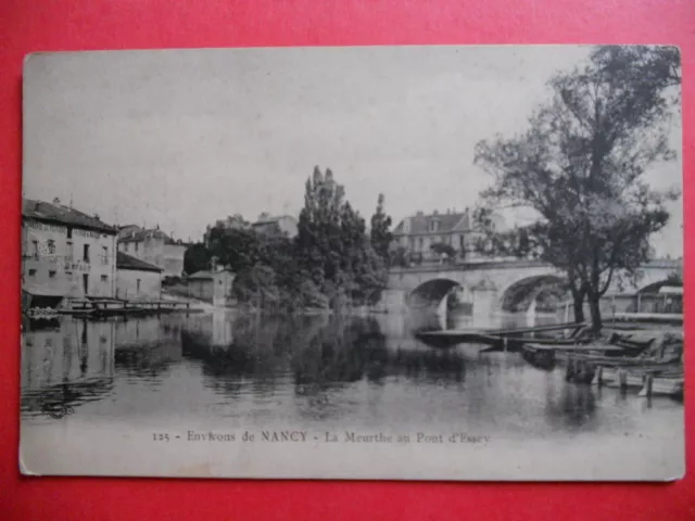 ESSEY-LÈS-NANCY  :  La Meurthe au Pont d'Essey.