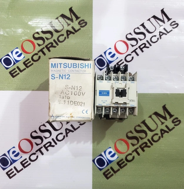 Mitsubishi S-N12 Leistungsschütz Spulenspannung 110Vac Kostenloser...