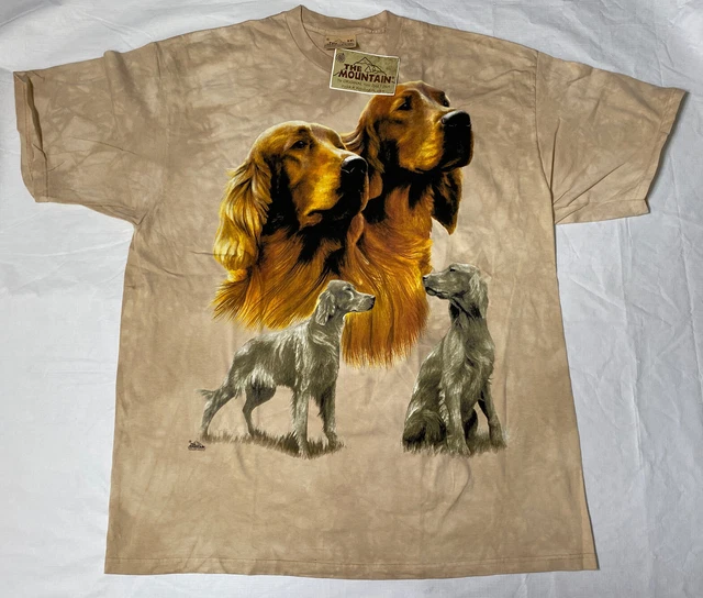 The Mountain Irish Setter Dogs T Shirt Adult Size 2XL Nigel Hemming 2001 NWT