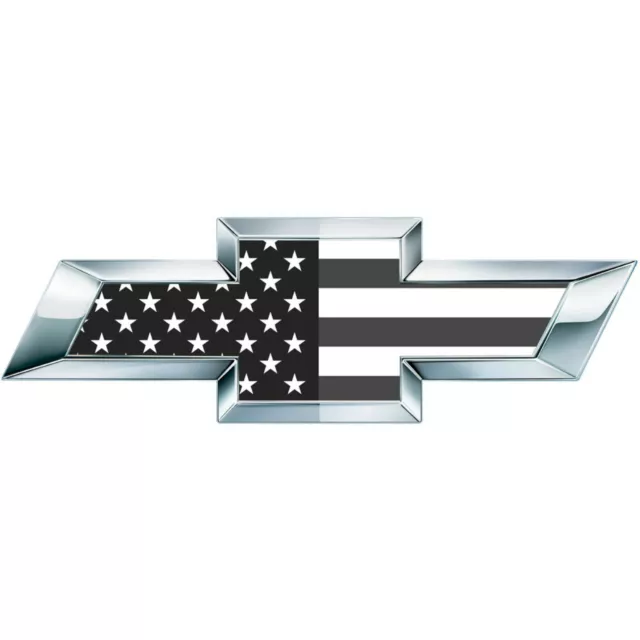 CJ 2 BW Classic American Flag universale Chevy Silverado Bowtie Fogli in vinile