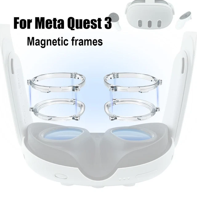 Magnetic Myopia Glasses Frames for Meta Quest-3 VR New G9