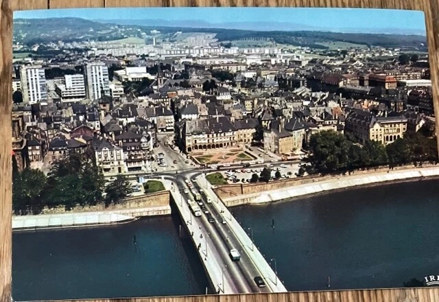 CPA 57 THIONVILLE La Moselle le pont et la Ville DIEDENHOFEN Editions La Cigogne