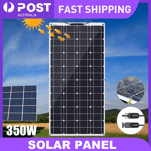 12V 350W SOLAR Panel Mono 350 Watt Caravan Camping Power Charging ...