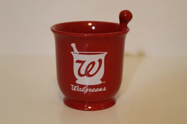 Walgreens Red Mortar and Pestle Advertising Coffee Mug