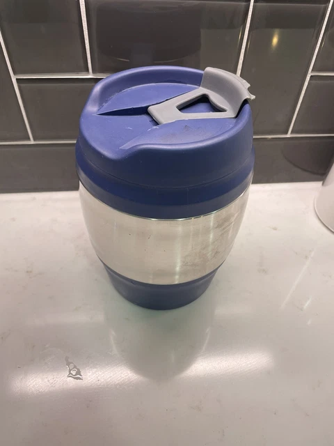 Bubba Keg Insulated Travel Mug 52oz Blue Stainless Flip Top Thermos Hot & Cold 2