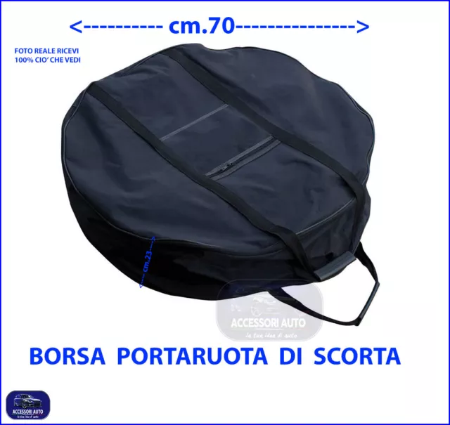 Portaruota di scorta borsa ruota custodia per ruote baule universale maniglie