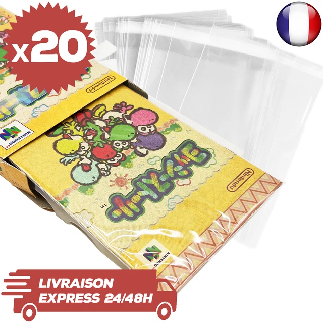 Lot 20 Pochettes Protections Refermables Pour Jeux Game Boy Japonaise