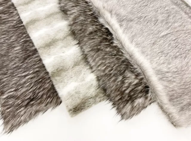 Faux Fur Fabric Luxurious Real Look Animal Cosplay Costume Dressmaking Material