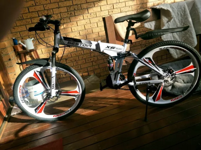 Deluxe dual suspension foldable 21 cheap speed 3 spoke mountain bike