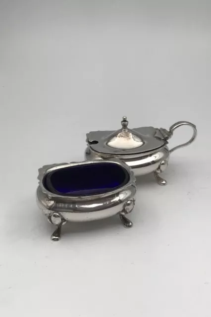 Adie Bros Ltd , Birmingham Argento Sterling Sale Pepe Cart 1925/26