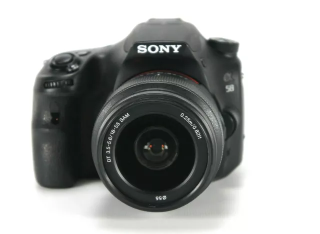 Sony Alpha SLT-A58 20.4MP Digital SLR Camera - DT SAM 18-55mm / Shutter 15211