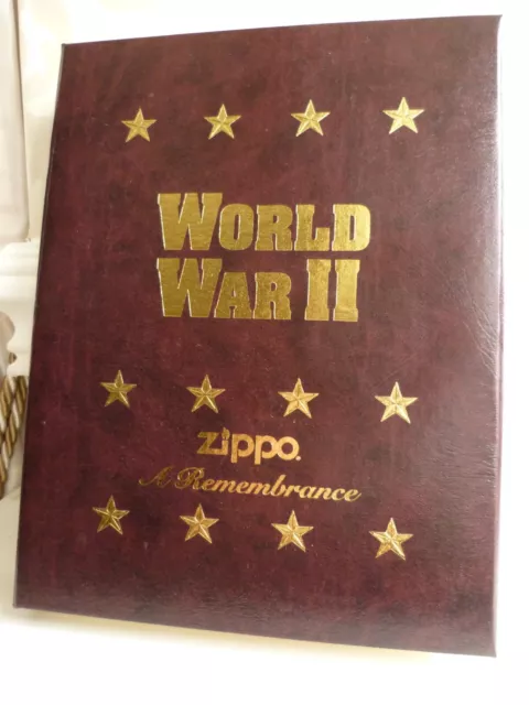 'World War II, A Remembrance Vol 1 ' 1995 Zippo Ltd. Edition Lighters & Keychain