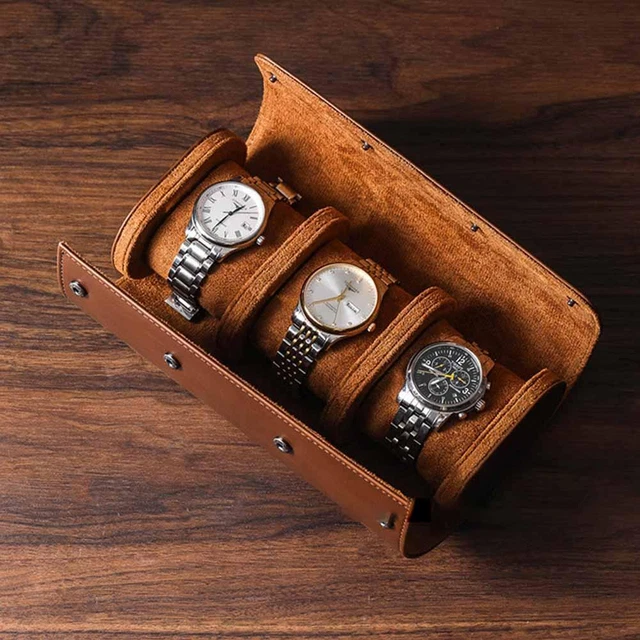 Vintage watch sales display case