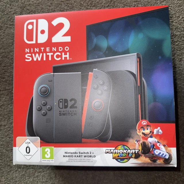 NINTENDO SWITCH 2 Console + Mario Kart World Bundle £480.42 - PicClick UK