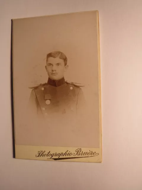 Metz - Diedenhofen - Soldat in Uniform mit Orden - Epauletten - Offizier ? / CDV