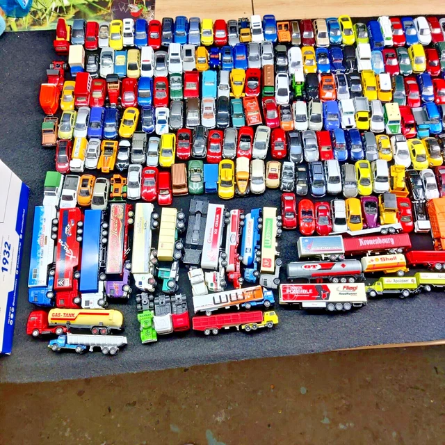 LOT GÉANT De 270 Voitures Et Camions 1:64 – Norev, Majorette, Matchbox, Willy, Maisto
