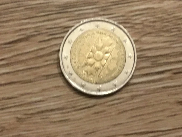 Piece 2 Euros Bleuet De France Rare