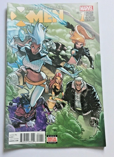 Extraordinary X-Men No. 1. Cover A. Jeff Lemire. Humberto Ramos. Jan 2016.