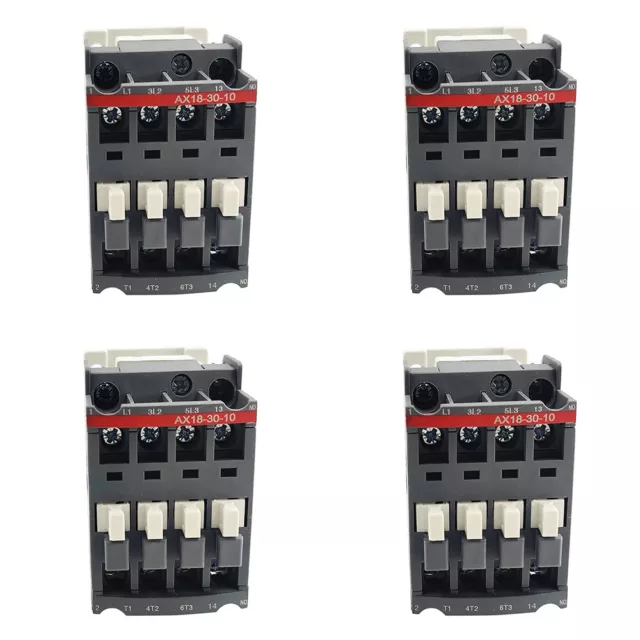 4PCS AX18-30 contactor 120V coil AC 3P 18A replace ABB Contactor AX18-30-10-84