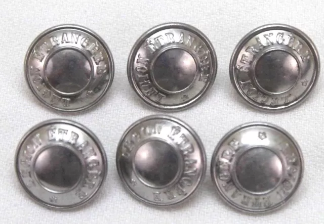 French Foreign Legion  Legion Etrangere silver color Button 15/16"set of 6 B1957