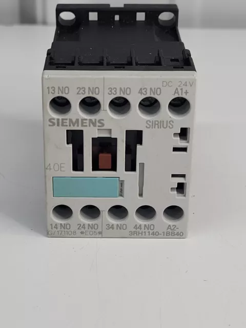 Siemens 3RH1140-1BB40 Contactor 3RH1140-1BB40 DC24V NEW NO BOX x20