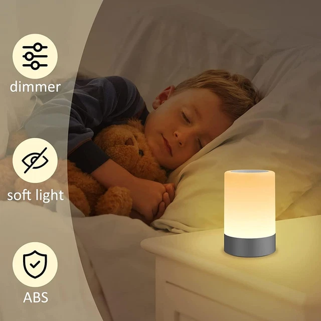 G KENI NURSERY Night Light for Baby, LED Bedside Touch Sensor Night