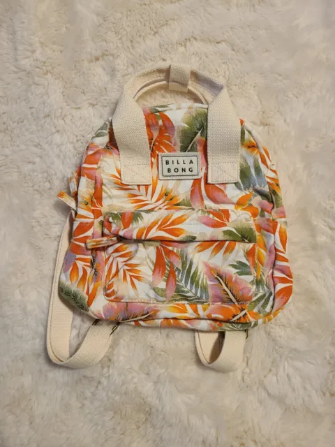 Billabong Canvas Floral Backpack