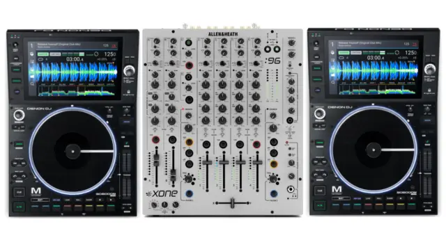Denon DJ SC6000M Players + Allen & Heath XONE:96 Mixer Bundle