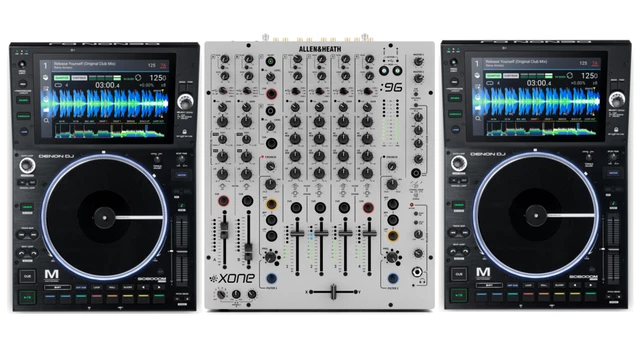 Denon DJ SC6000M Players + Allen & Heath XONE:96 Mixer Bundle Denon DJ SC6000M Players + Allen & Heath XONE:96 Mixer Bundle
