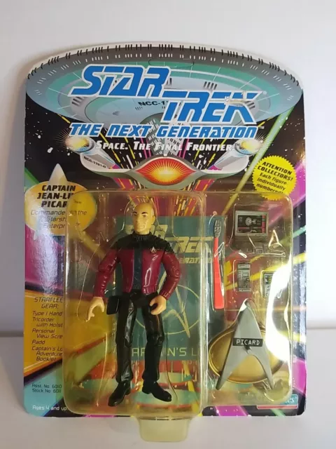 Star Trek The Next Generation Jean Luc-Picard 1993 Action Figure Playmates #6011