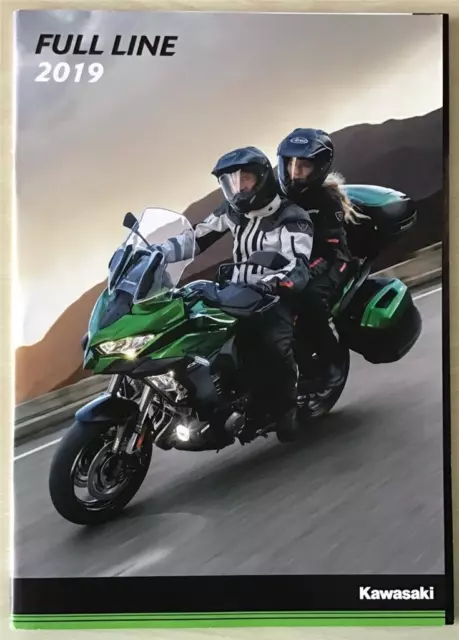 KAWASAKI FULL LINE MOTORCYCLE Brochure For 2019 #E99941-3089 Ninja VULCAN ++