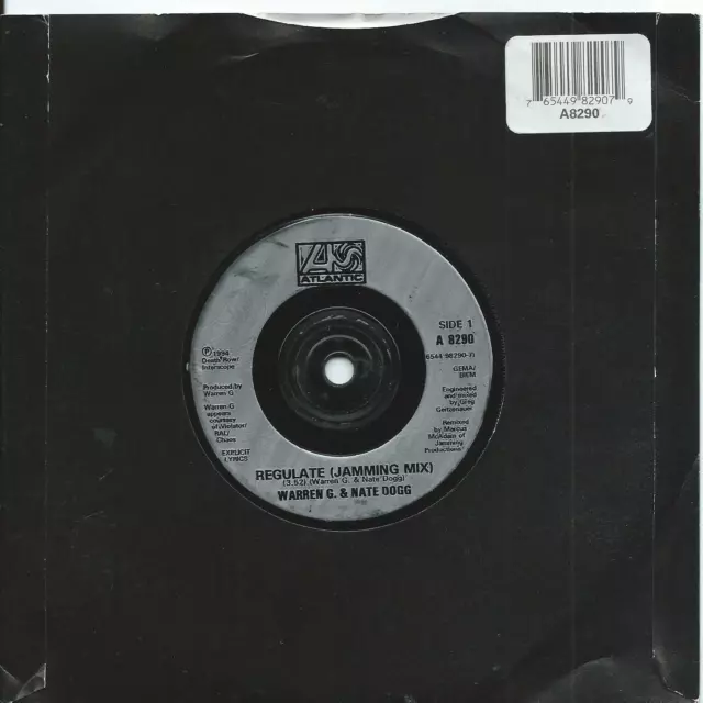 Warren G. & Nate Dogg:Regulate (Jamming mix)/radio version:UK Atlantic:1994