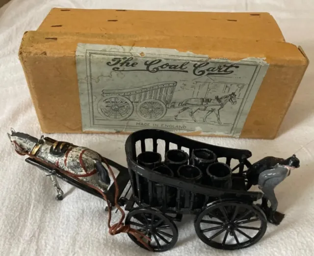 Charbens Lead Coal Cart Including Rare Lead Sacks In Original Box