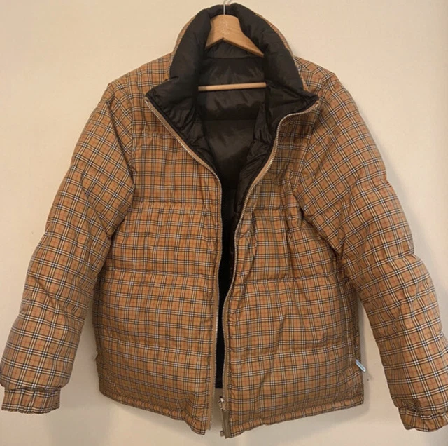 Piumino Burberry Reversibile Double-Face Check Giacca Jacket Giubbotto Giubbino
