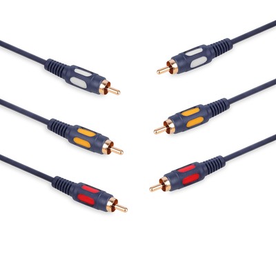 Adattatore Audio Y di distribuzione Cinch Spina a 2 Cinch prese cinchbuchse FIG 