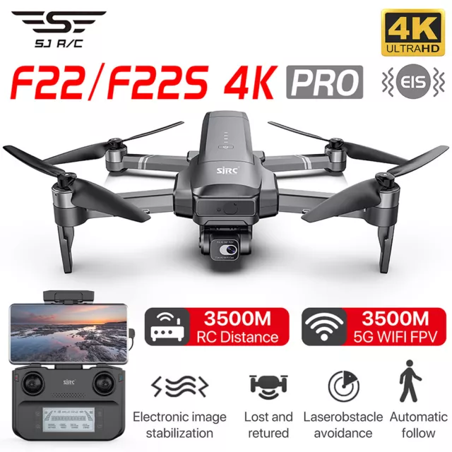 SJRC F22S/F22 PRO GPS Obstacle Avoidance Foldable 4K Camera Drone Quadcopter 2