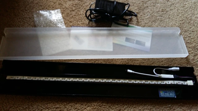 ARMANA 2' BAR SHELF W/ LED Strip Acrylic Display Liquor Shelf with remote LOOK!