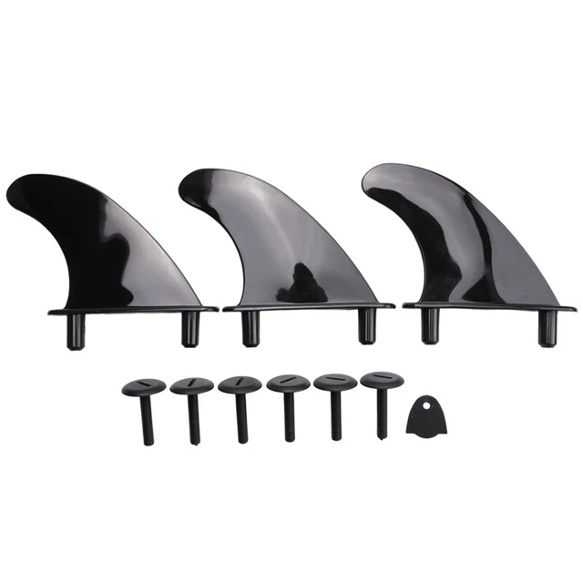 3Pcs Soft Top Surfboard Fins Sets for Softboard Paddle Board Surf Boards Ac Q9U3
