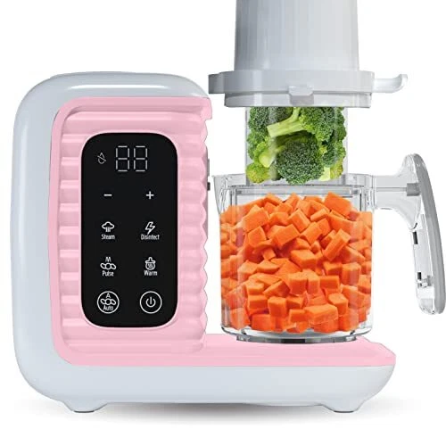 Children of Design 8 in 1 Smart Baby Food Maker & Processor Steamer Blender C...