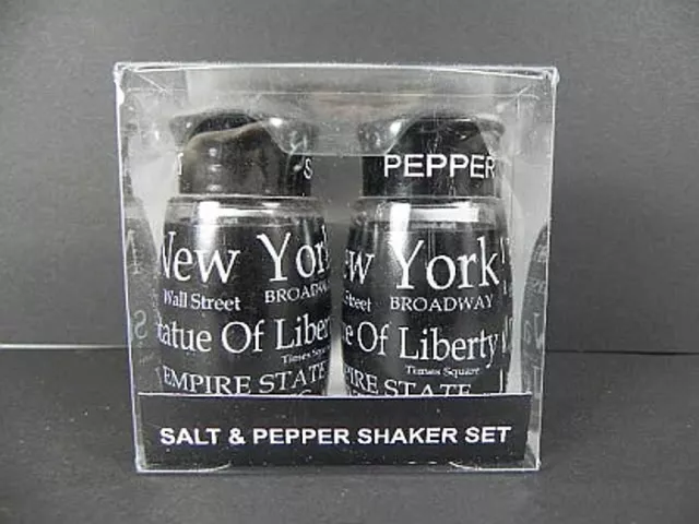 New York Salz & Pfeffer StreuerWolkenkratzer Liberty Chrysler Freiheitsstaue New