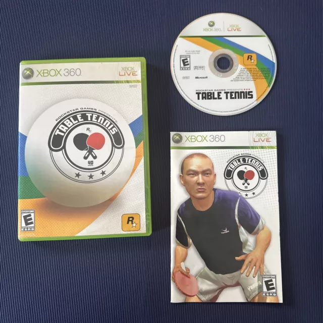 Rockstar Games Presents Table Tennis (Microsoft Xbox 360, 2006) Complete