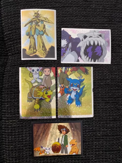 Panini Digimon Adventure 02 Sticker Set 5stk